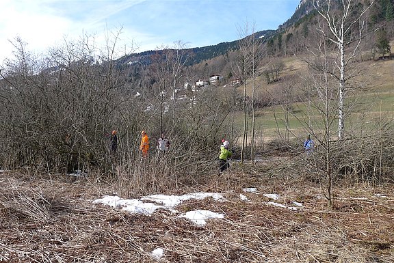 Pflege des Naturschutzgebietes Buttelgraben 2018 