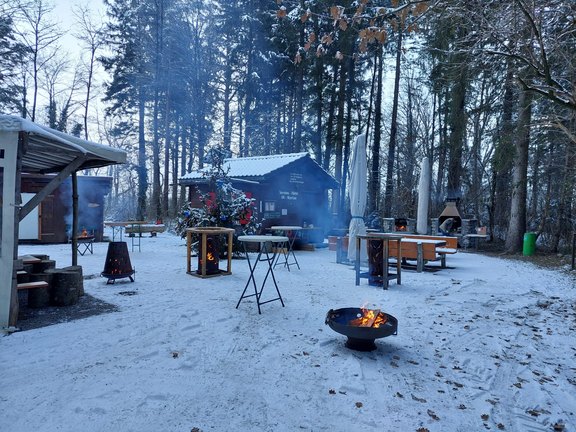 OV Hütte im Schnee 